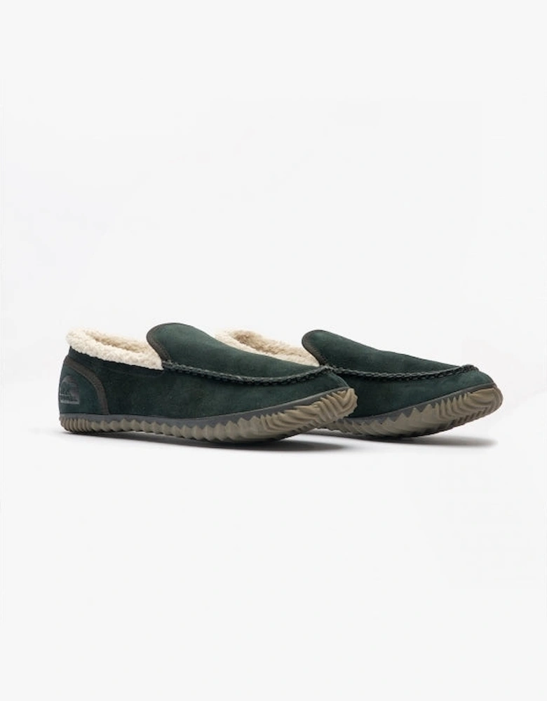 DUDE MOC Mens Suede Moccasins Black