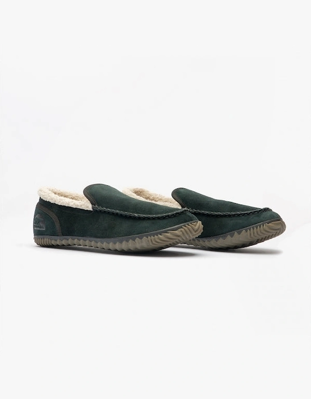 DUDE MOC Mens Suede Moccasins Black