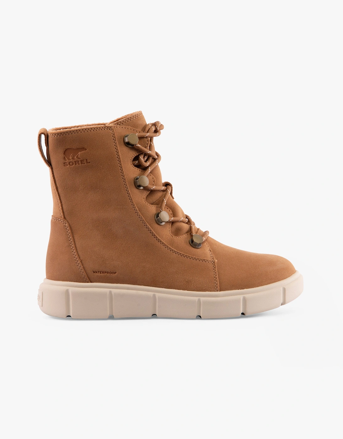 Women's Sorel EXPLORER III JOAN Womens Winter Boots Brown - Size: 5