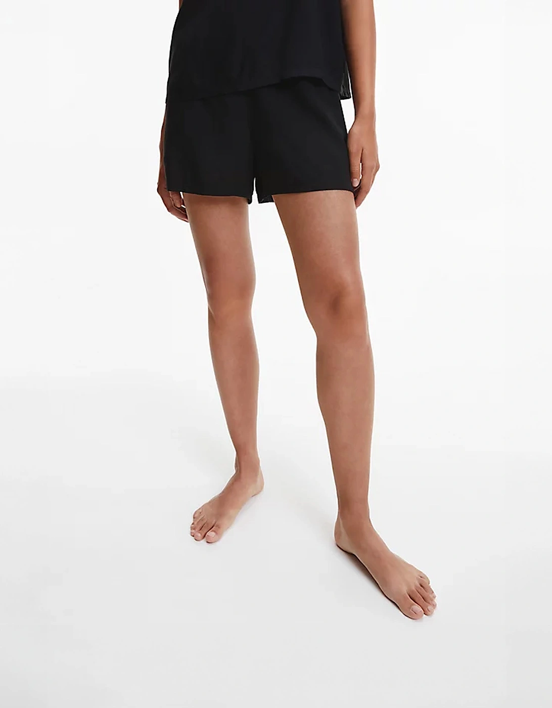 WOVEN VISCOSE Sleep Short Womens Black