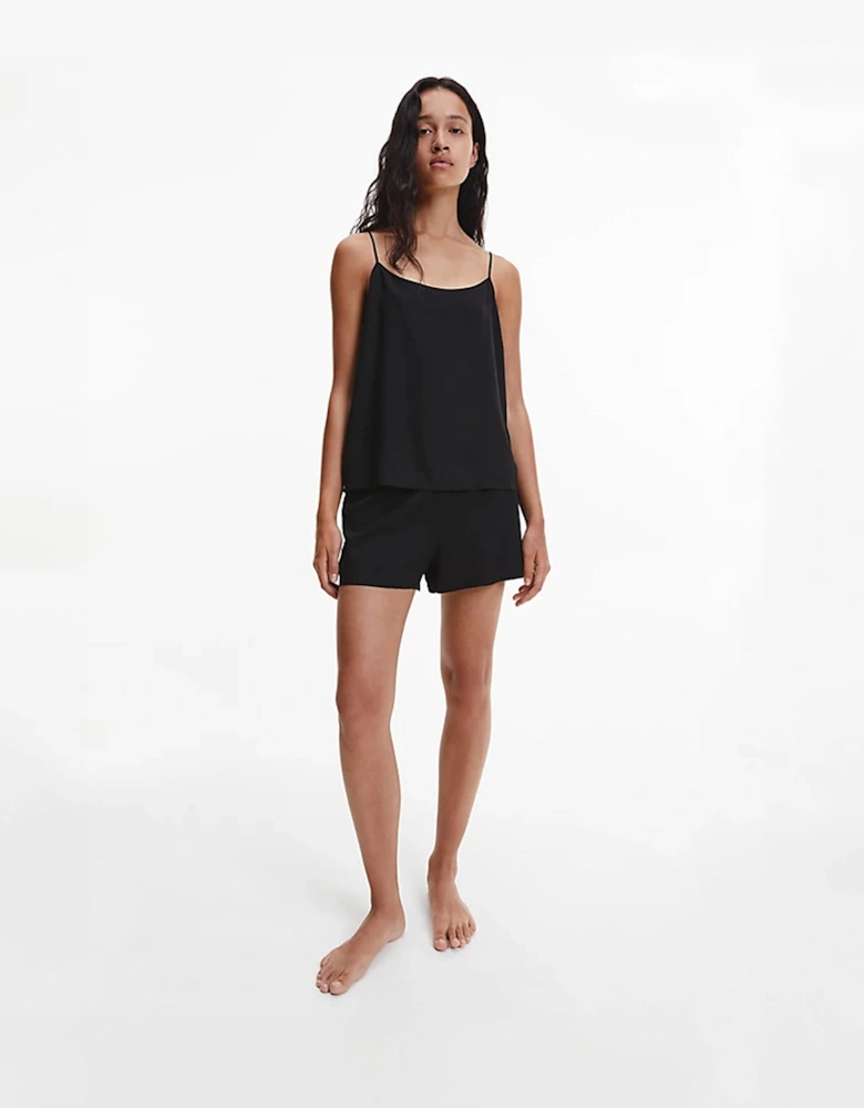 WOVEN VISCOSE Sleep Short Womens Black