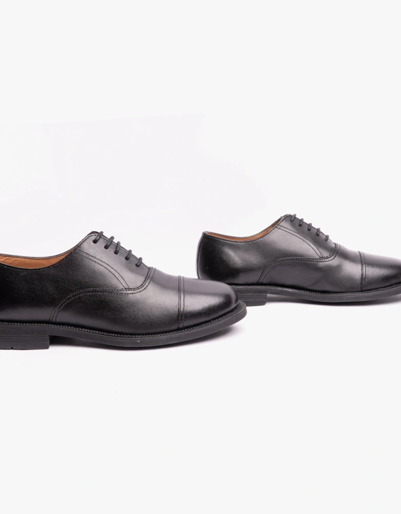 MORGAN XM620A Unisex Leather Oxford Shoes Black