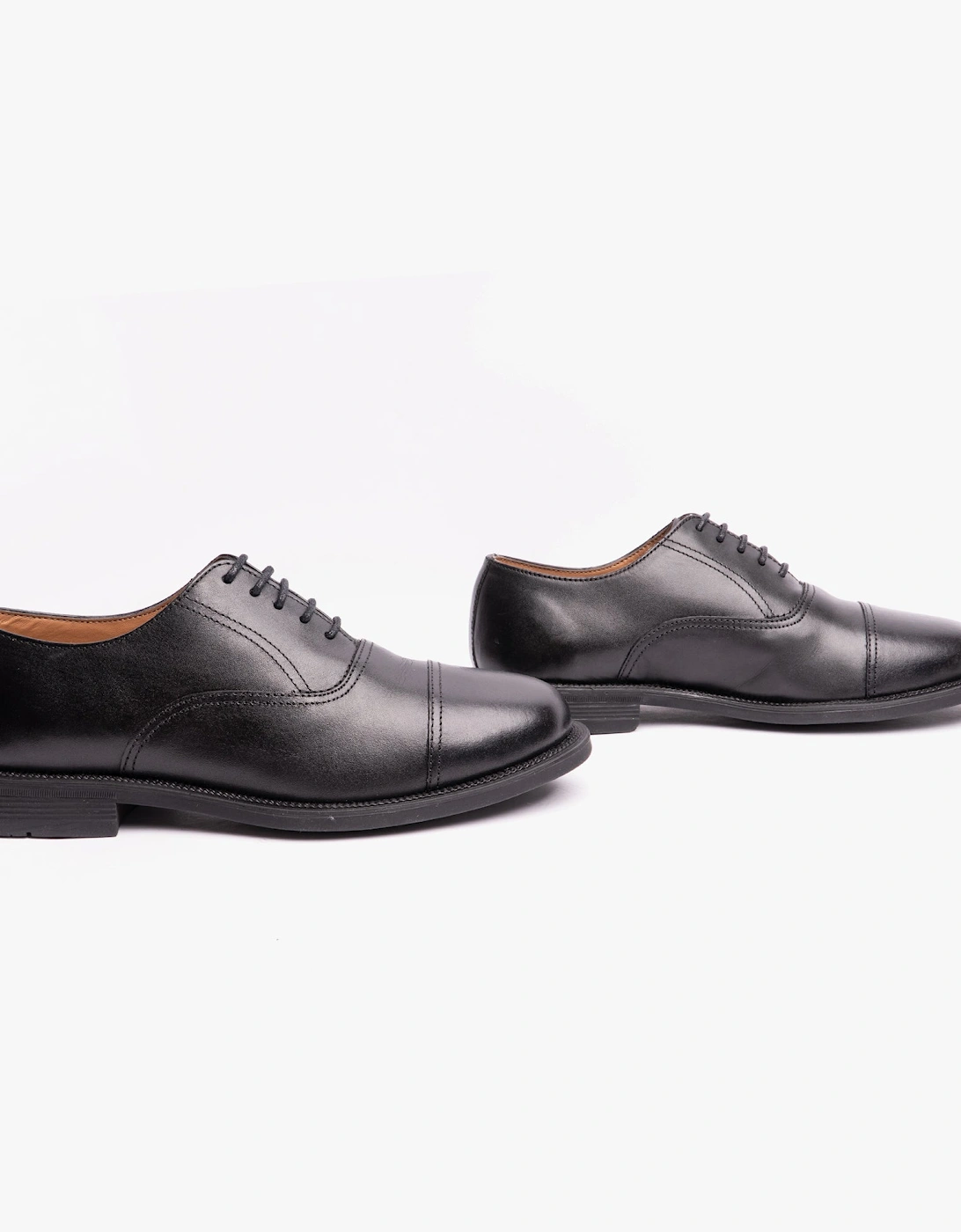 MORGAN XM620A Unisex Leather Oxford Shoes Black