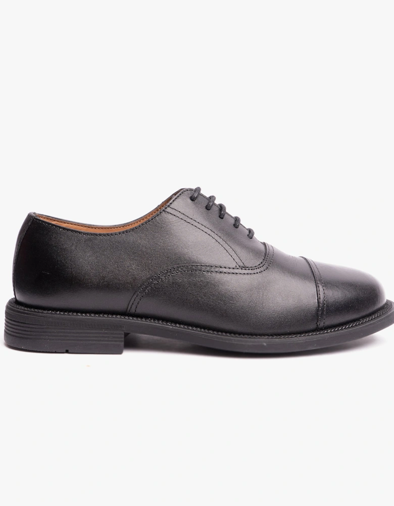 MORGAN XM620A Unisex Leather Oxford Shoes Black