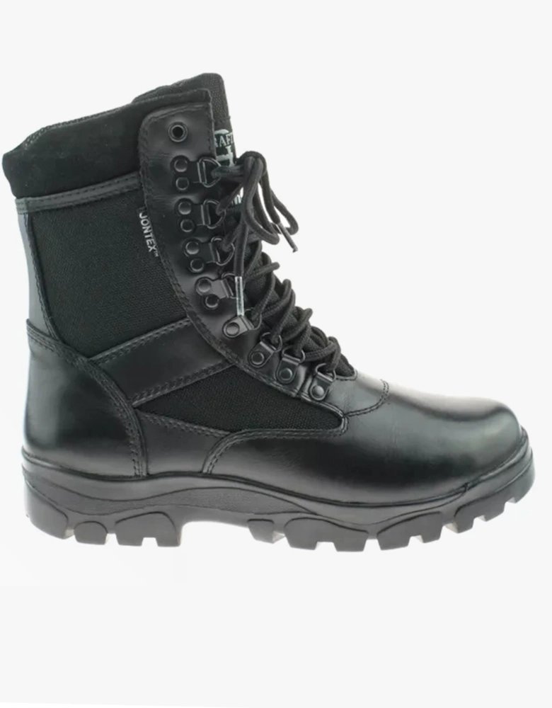 SNIPER Unisex Waterproof Leather Work Boots Black