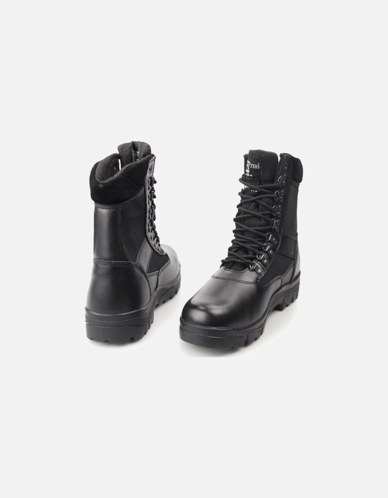 SNIPER Unisex Waterproof Leather Work Boots Black