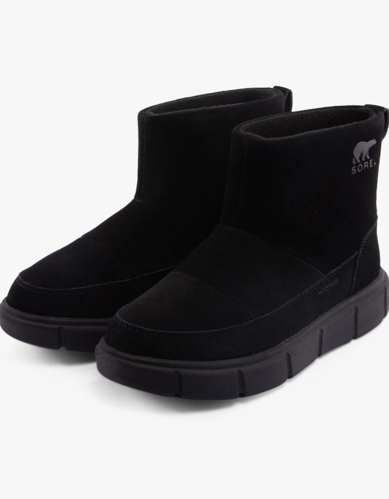 EXPLORER III SLIP-ON Womens Winter Boots Black