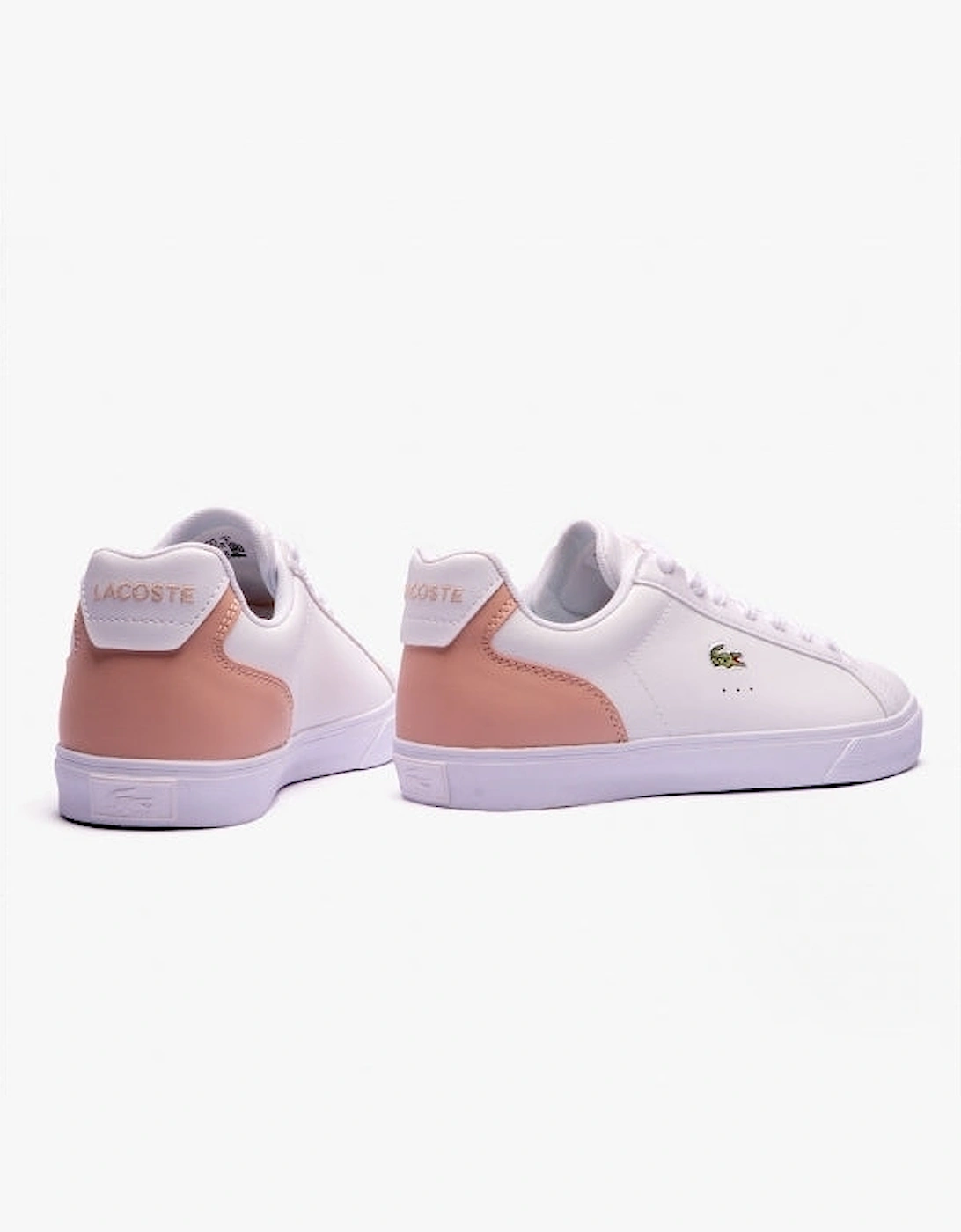 LEROND Womens Leather Trainers Light Pink