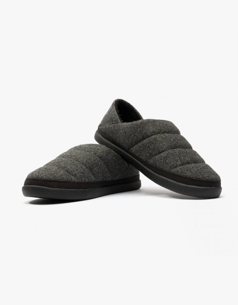 EZRA Womens Slippers Black/Grey