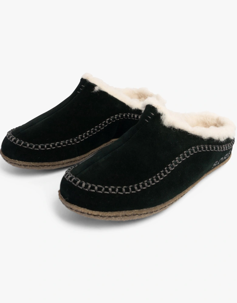 LANNER Mens Slippers Black