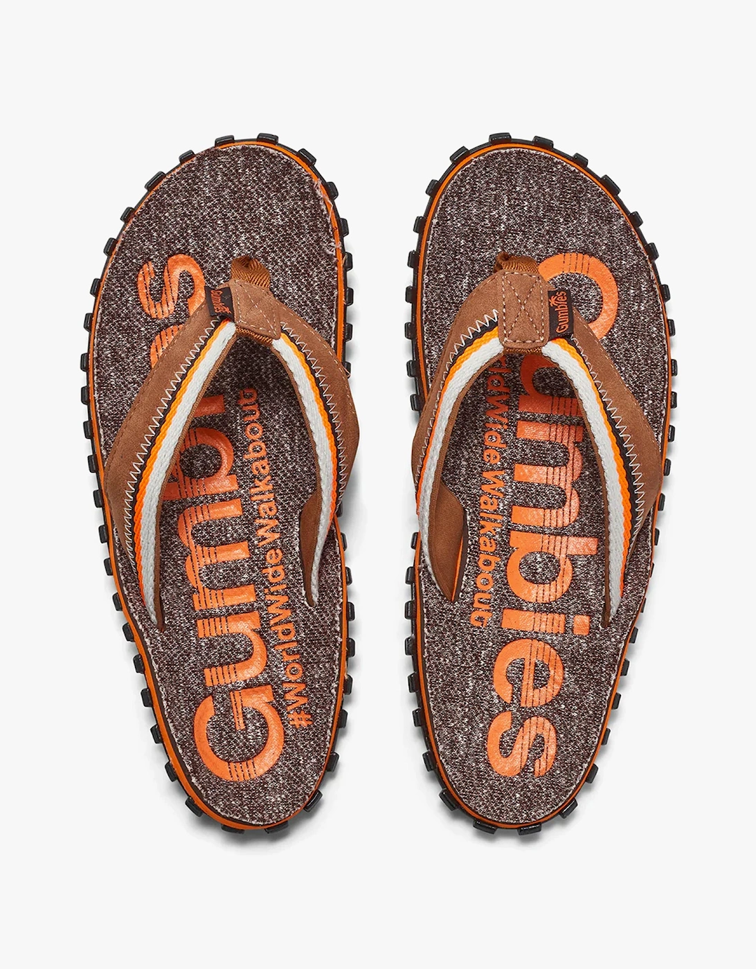 CAIRNS Unisex Recycled Flip-Flops Orange