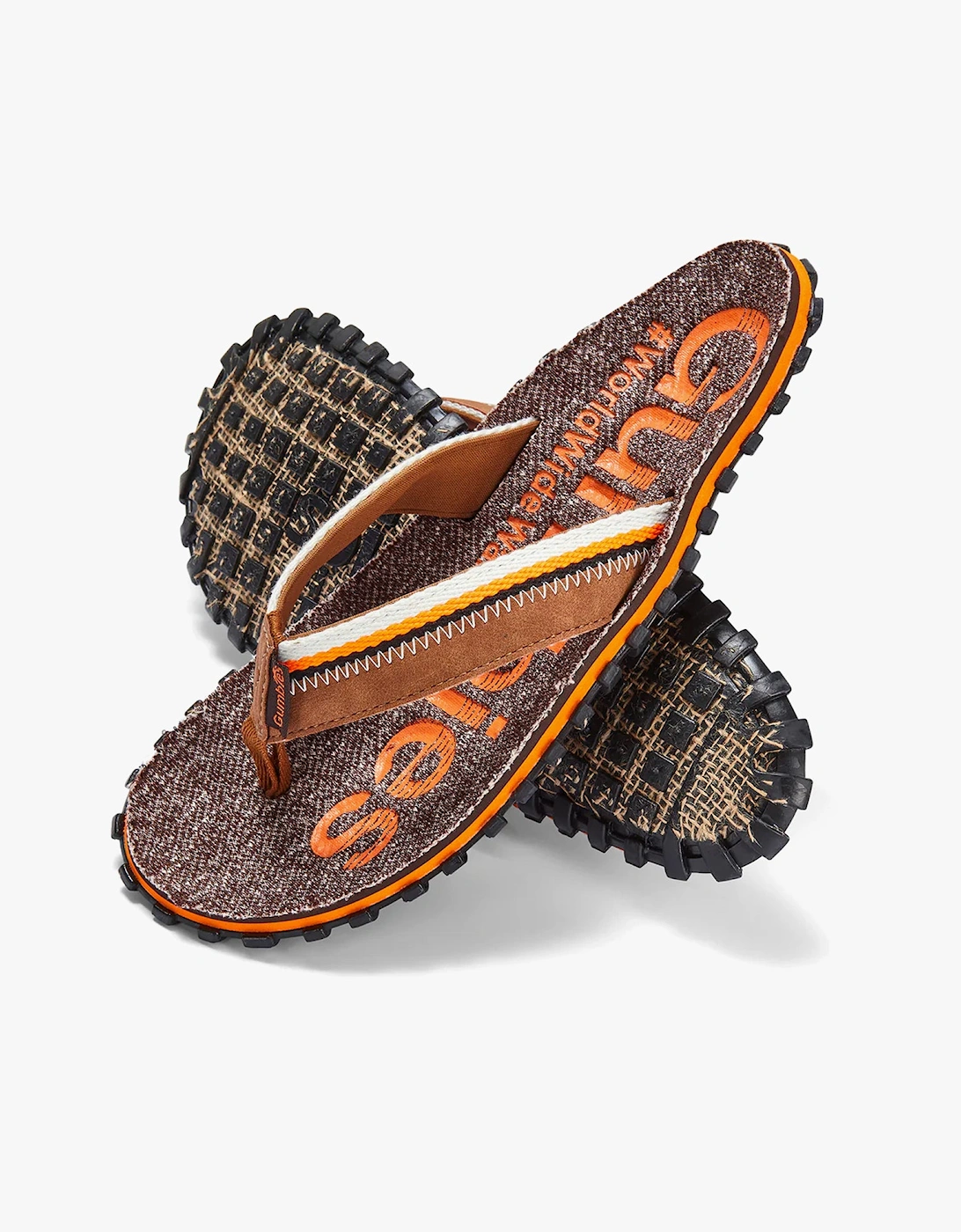 CAIRNS Unisex Recycled Flip-Flops Orange, 7 of 6