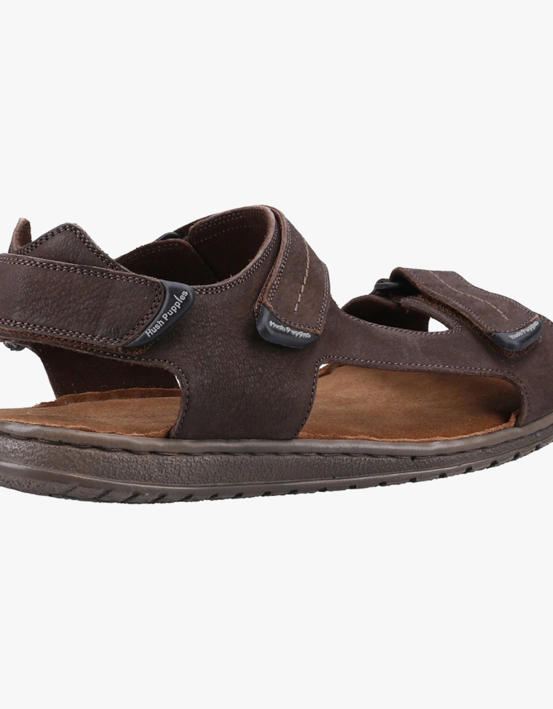 NEVILLE QUARTER STRAP Mens Sandals Brown