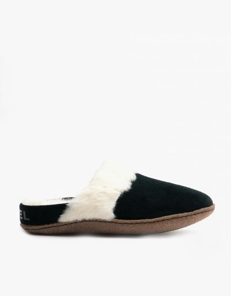 NAKISKA SLIDE II Womens Mule Slippers Black/Natural