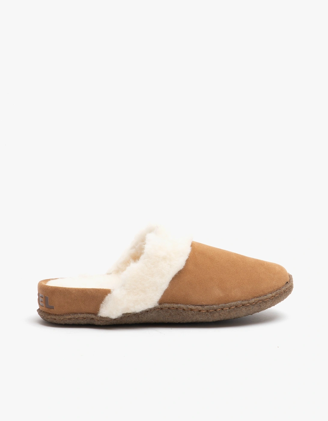 NAKISKA SLIDE II Womens Mule Slippers Camel Brown, 7 of 6