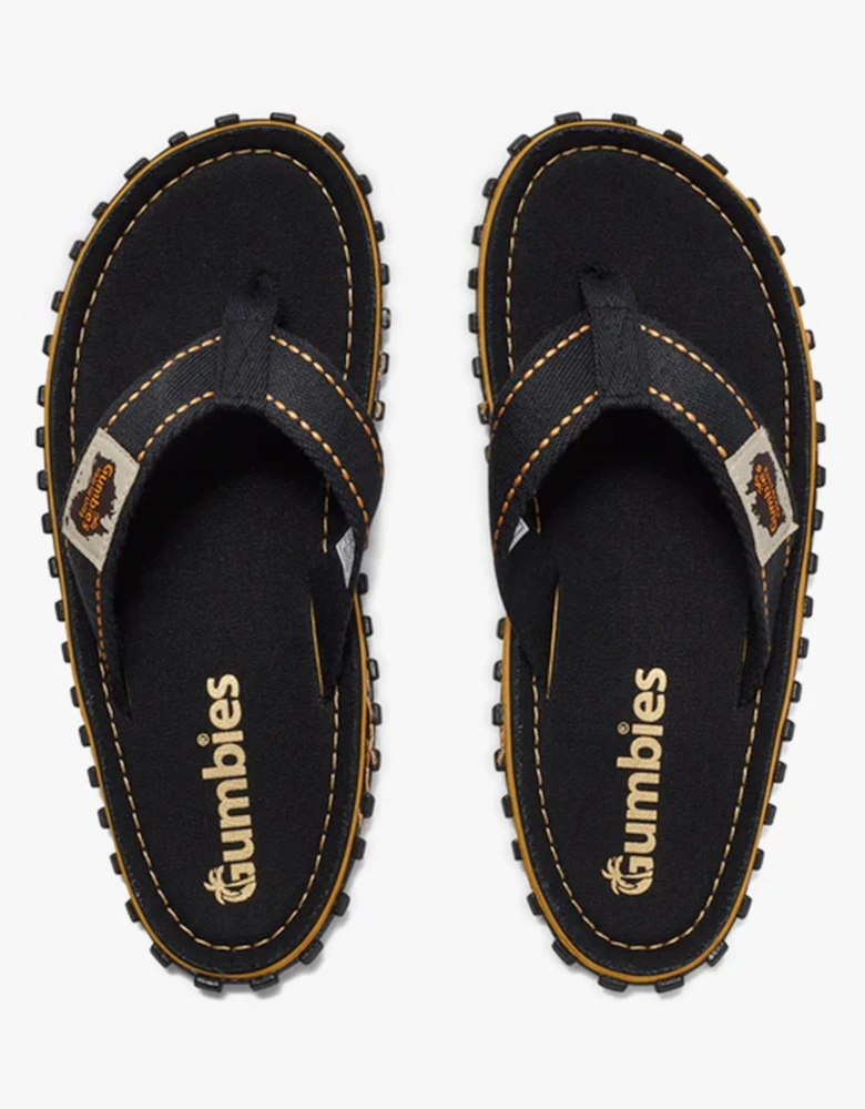 ISLANDER Unisex Flip-Flops Classic Black