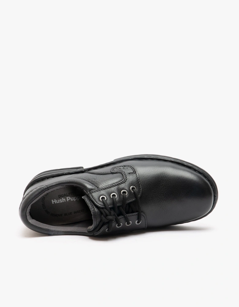 OUTLAW II Mens Leather Shoes Black