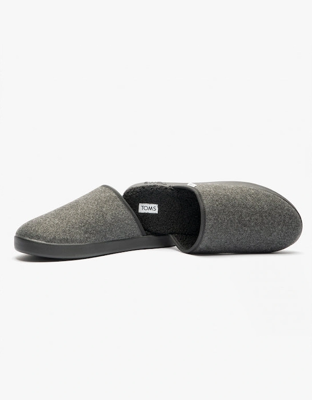 HARBOR Mens Slippers Dark Grey