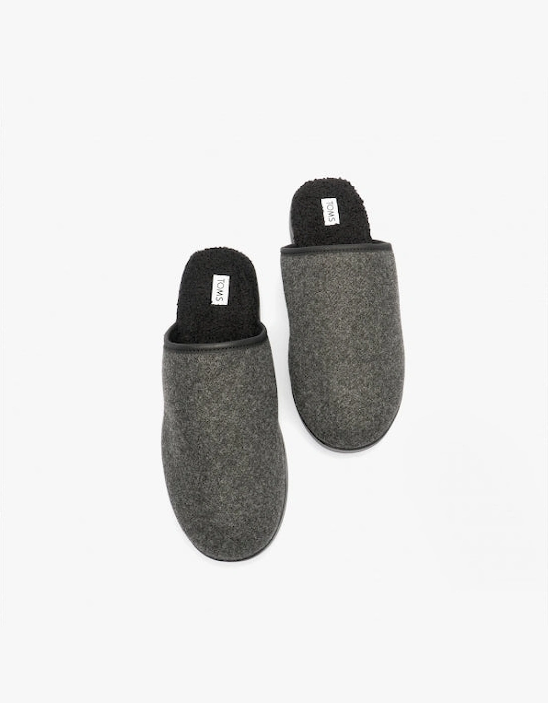 HARBOR Mens Slippers Dark Grey