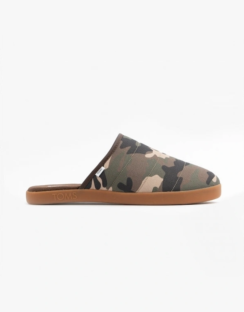 HARBOR Mens Slipper Mules Camo