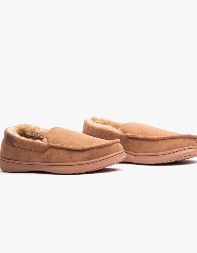 Jo & Joe DRYSDALE Mens Slippers Chestnut