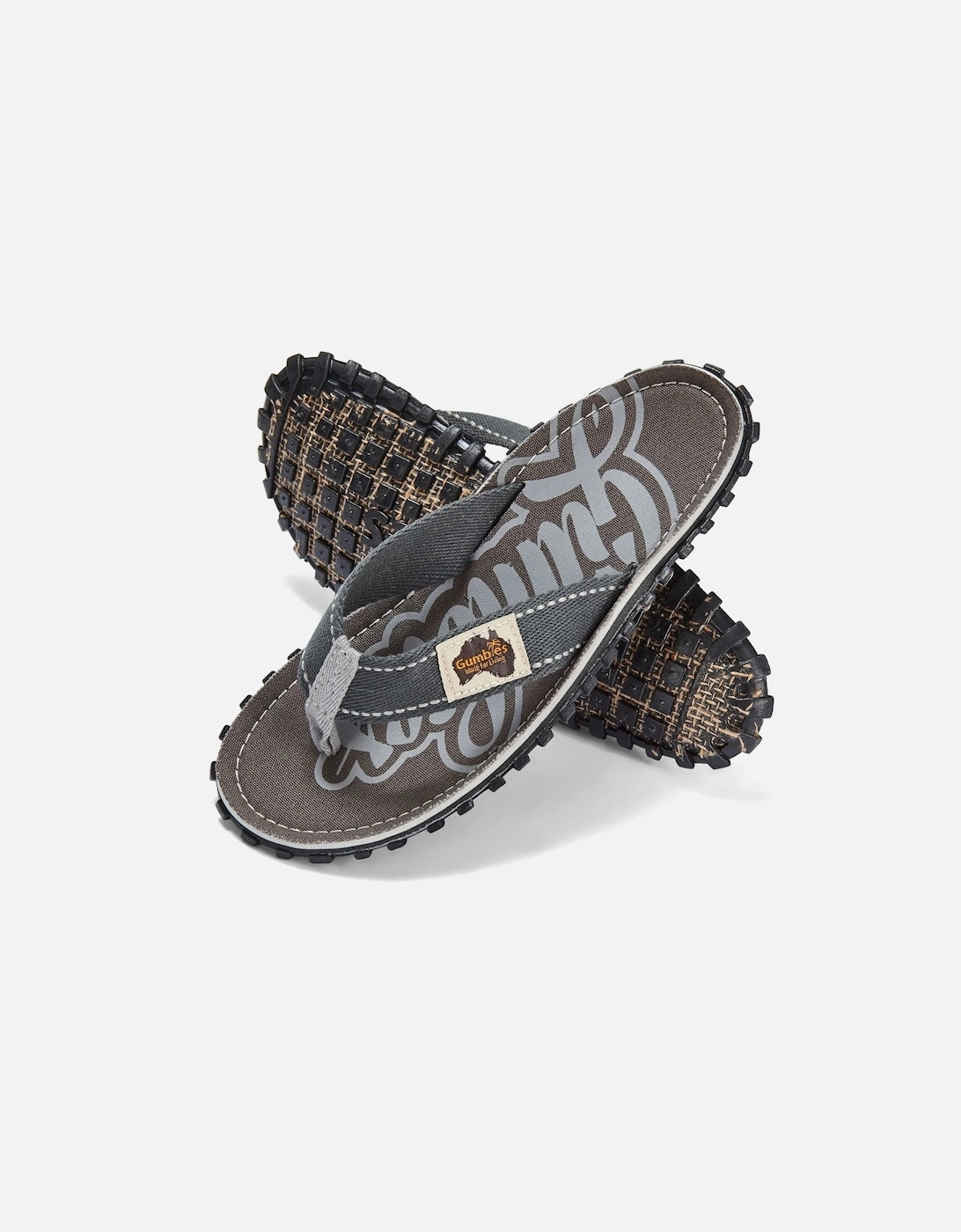 ISLANDER Unisex Recycled Flip-Flops Cool Grey, 5 of 4