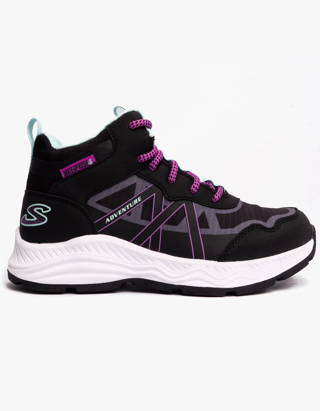 303417L/BKAQ ADVENTURE BLITZ - FUN PURSUIT Girls Sport Black/Aqua, 7 of 6