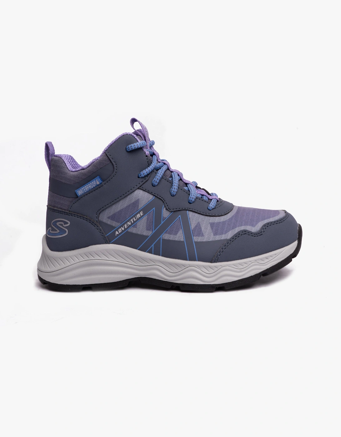 Skechers Girl's Skechers 303417L/CCLV ADVENTURE BLITZ - FUN PURSUIT Girls Sport Char/Lavendar - Purple
