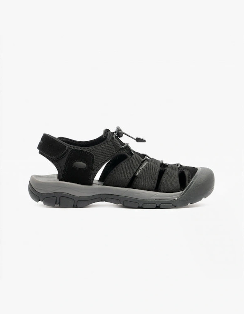 PERU Mens Bungee Sandals Black