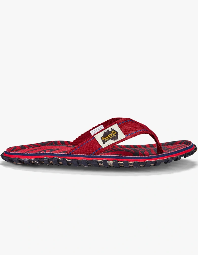 ISLANDER Unisex Recycled Flip-Flops Red G