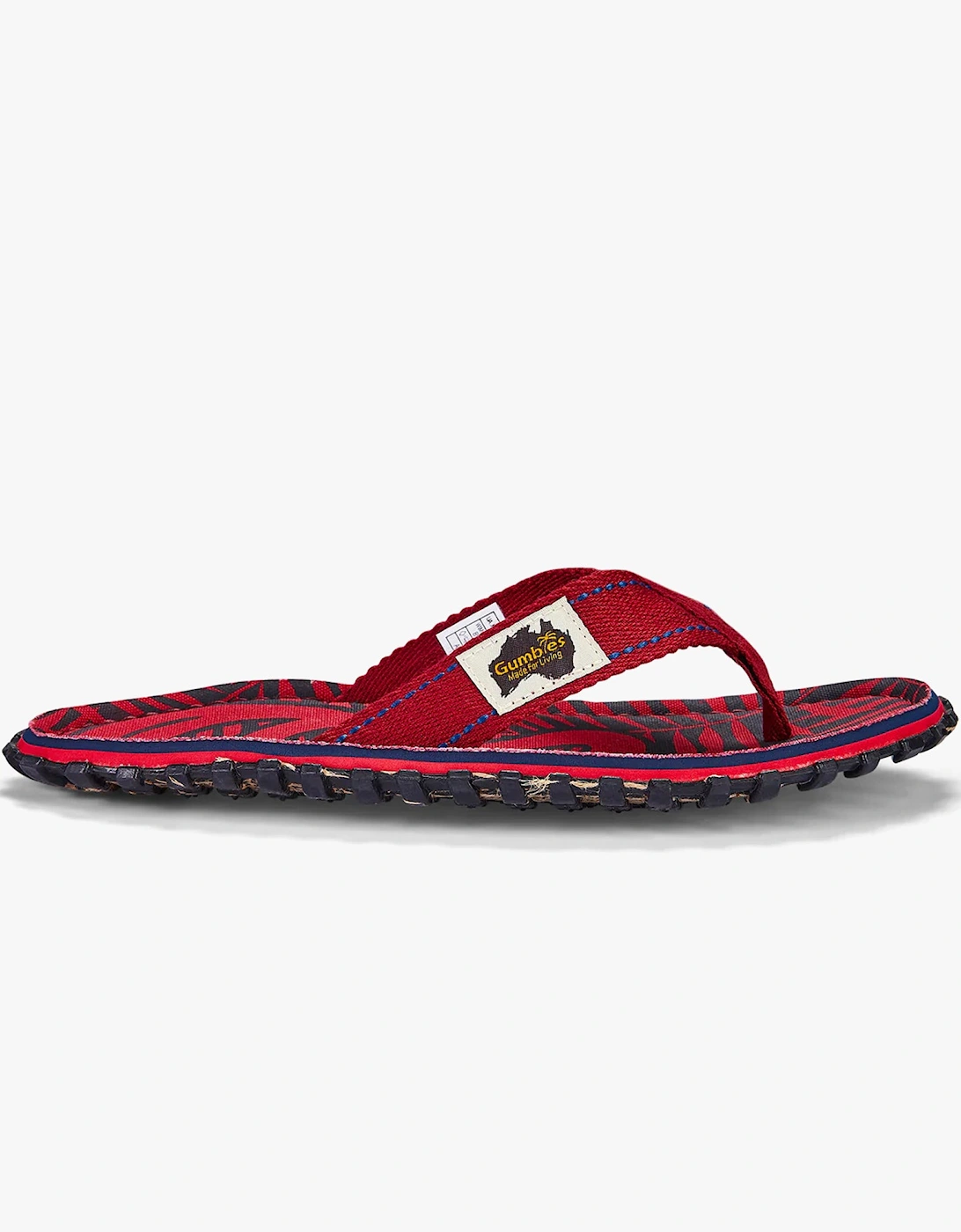 ISLANDER Unisex Recycled Flip-Flops Red G, 7 of 6