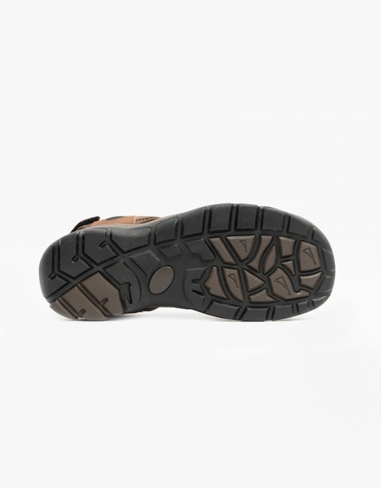 PERU Mens Bungee Sandals Brown