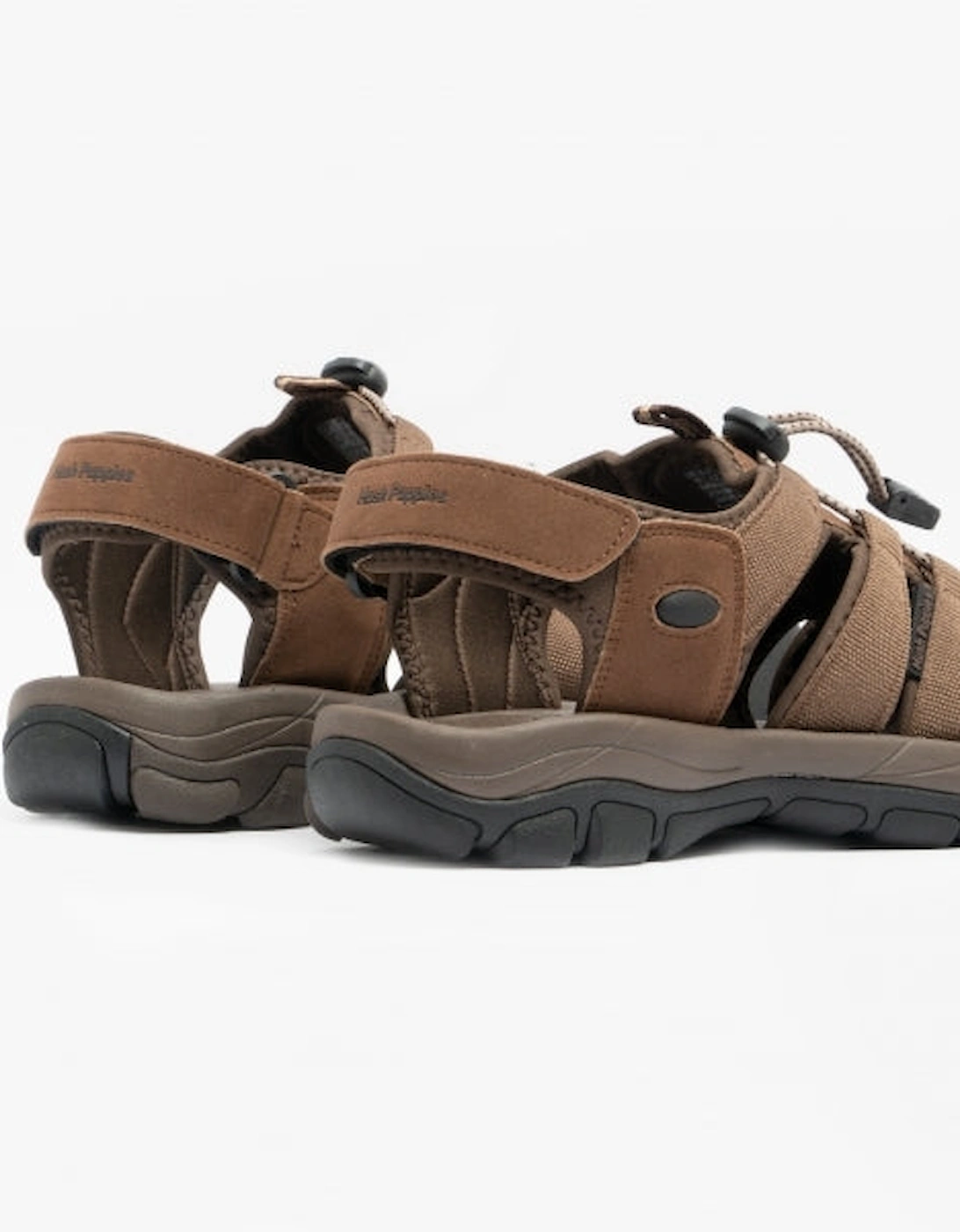 PERU Mens Bungee Sandals Brown