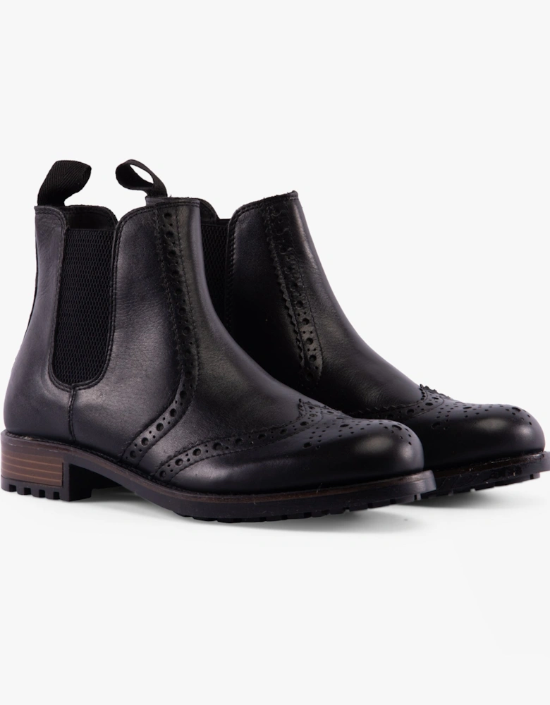 Band Wagon ELGIN Mens Chelsea Boots Black