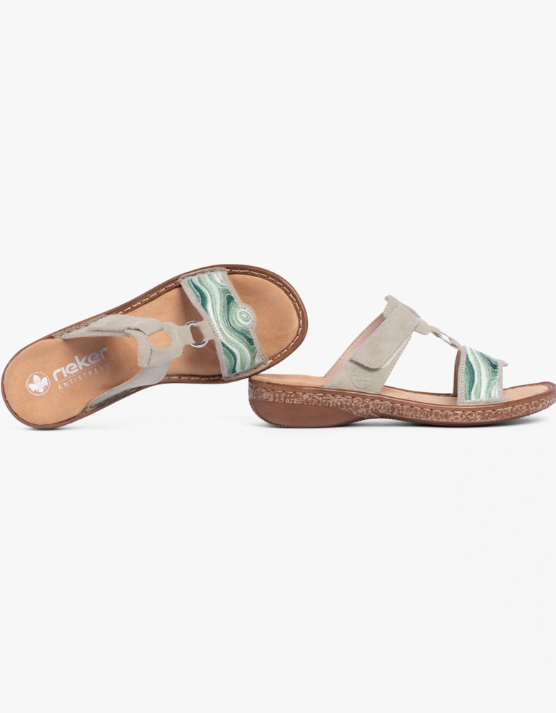 62829-52 Womens Sandals Green