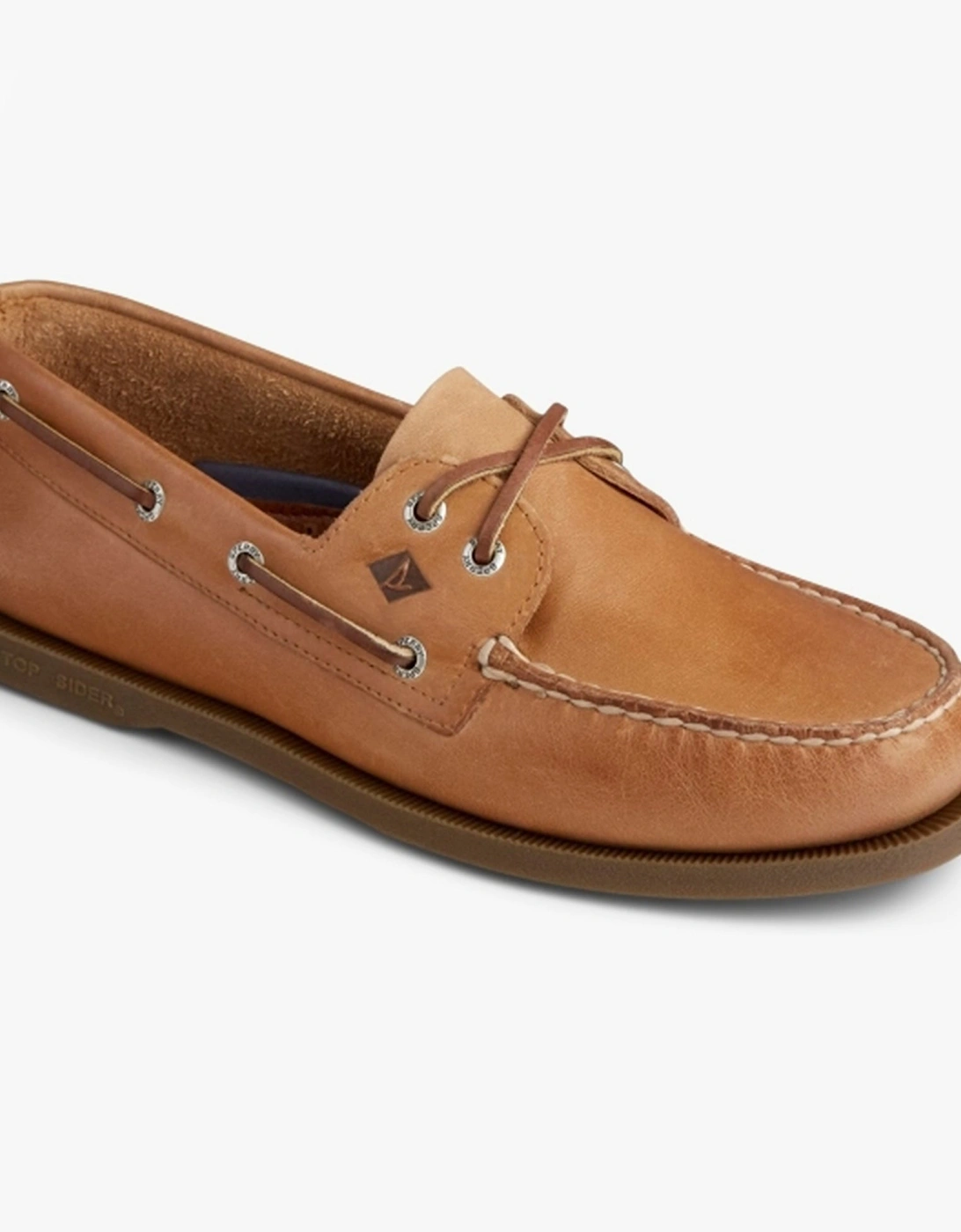 Sperry AUTHENTIC ORIGINAL Mens Leather Boat Shoes Tan