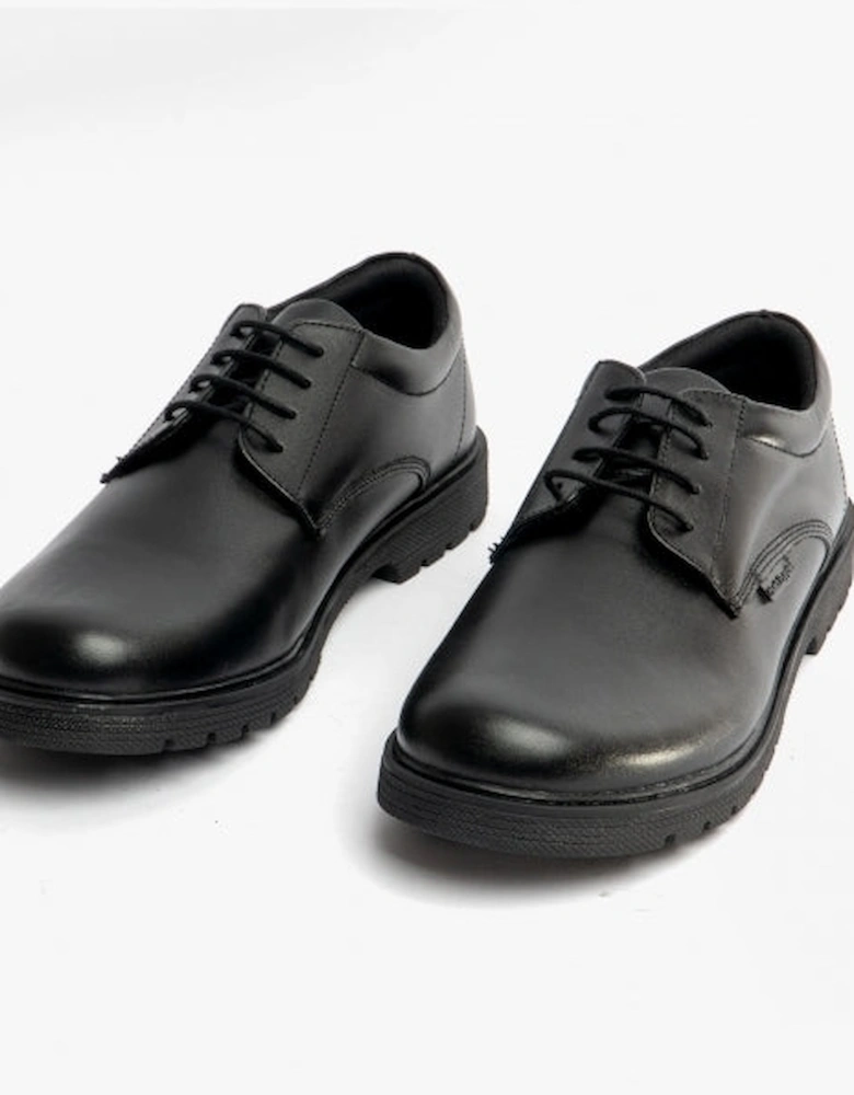 POLLY SNR Girls Derby Shoes Black