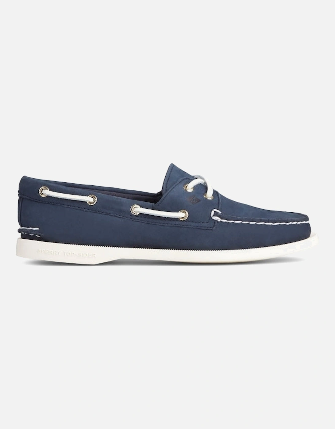 Sperry AUTHENTIC ORIGINAL Womens Leather Boat Shoes Navy