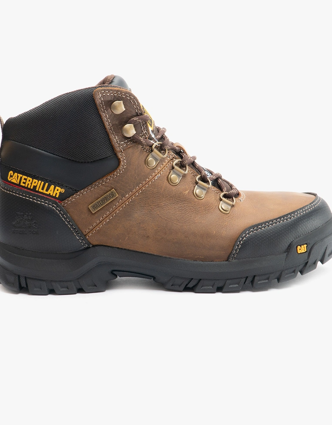 CAT FRAMEWORK Mens Safety Boots Brown, 7 of 6