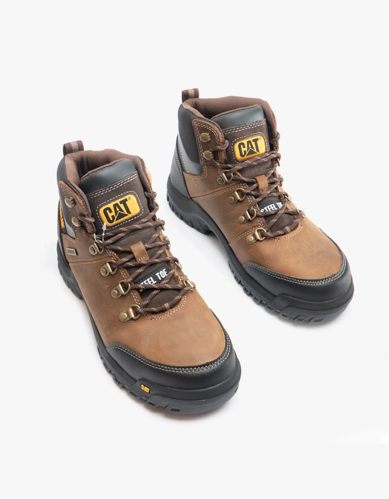 CAT FRAMEWORK Mens Safety Boots Brown