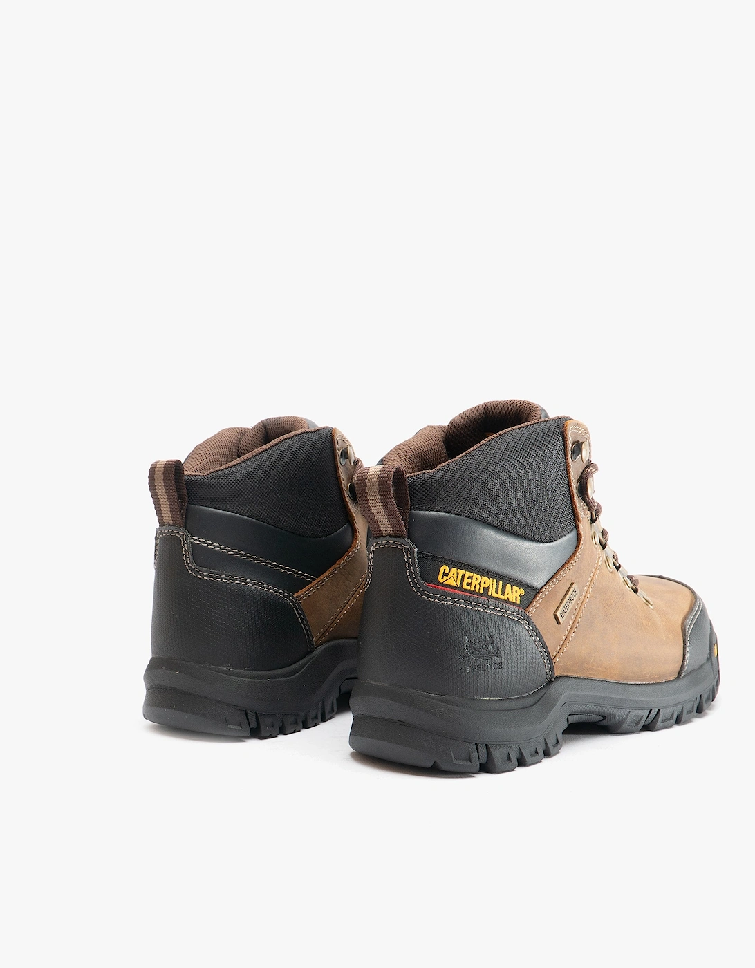 CAT FRAMEWORK Mens Safety Boots Brown