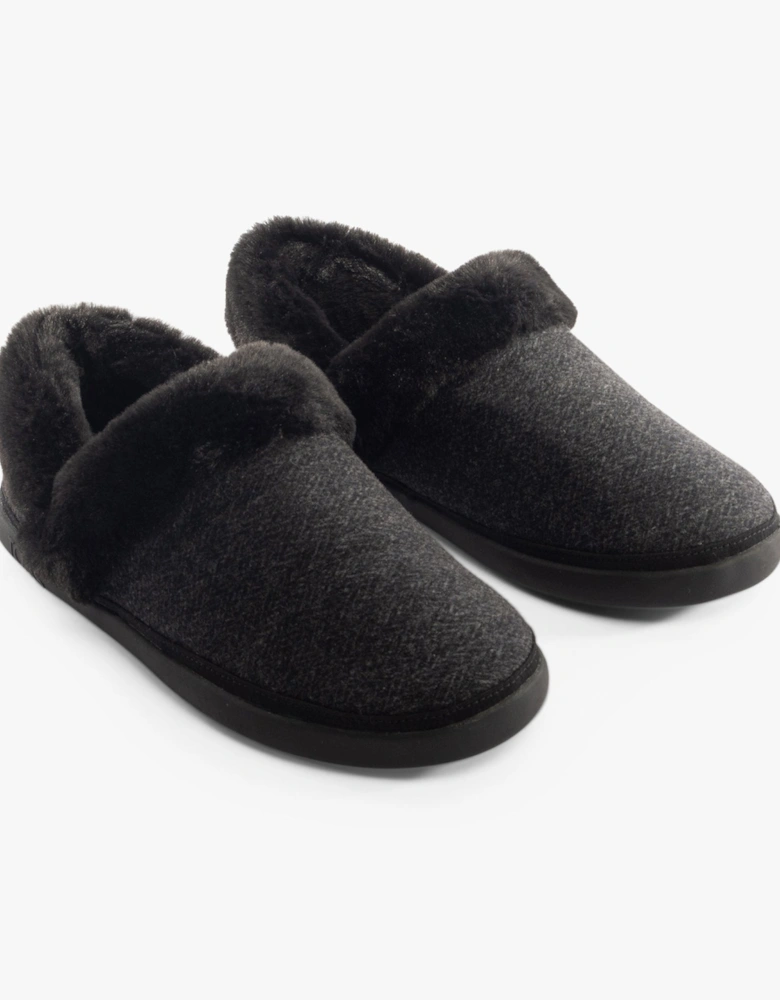 OSLO Womens Slippers Black