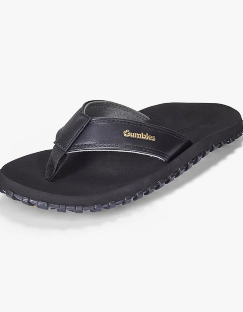 VEGOVERT Unisex Flip-Flops Black