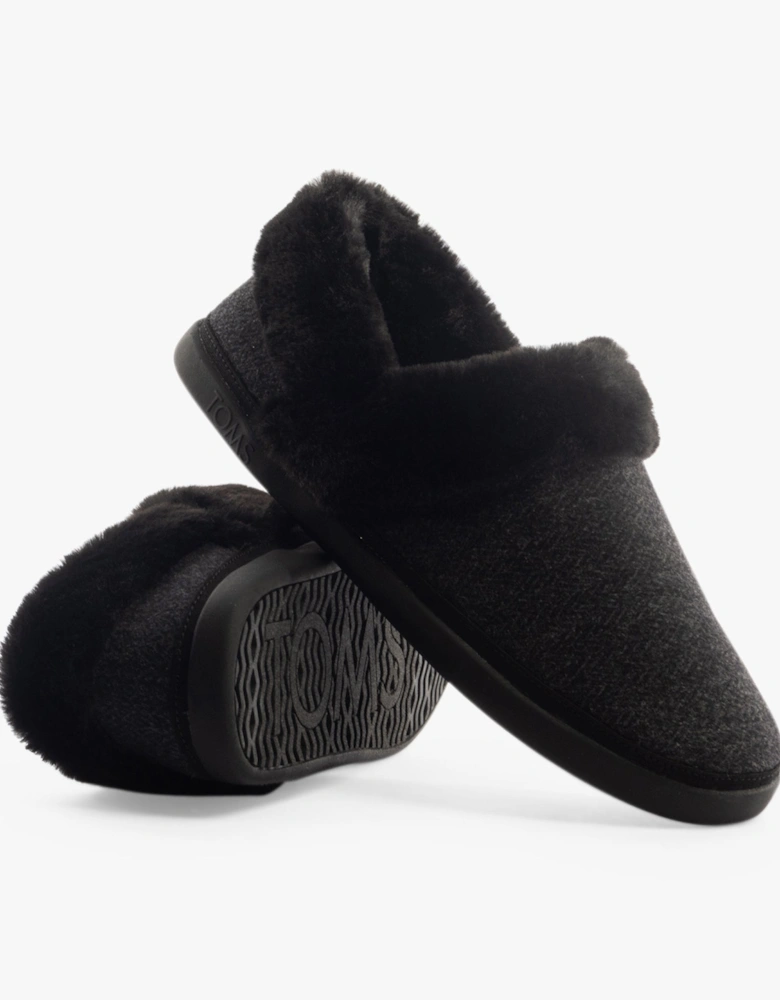 OSLO Womens Slippers Black