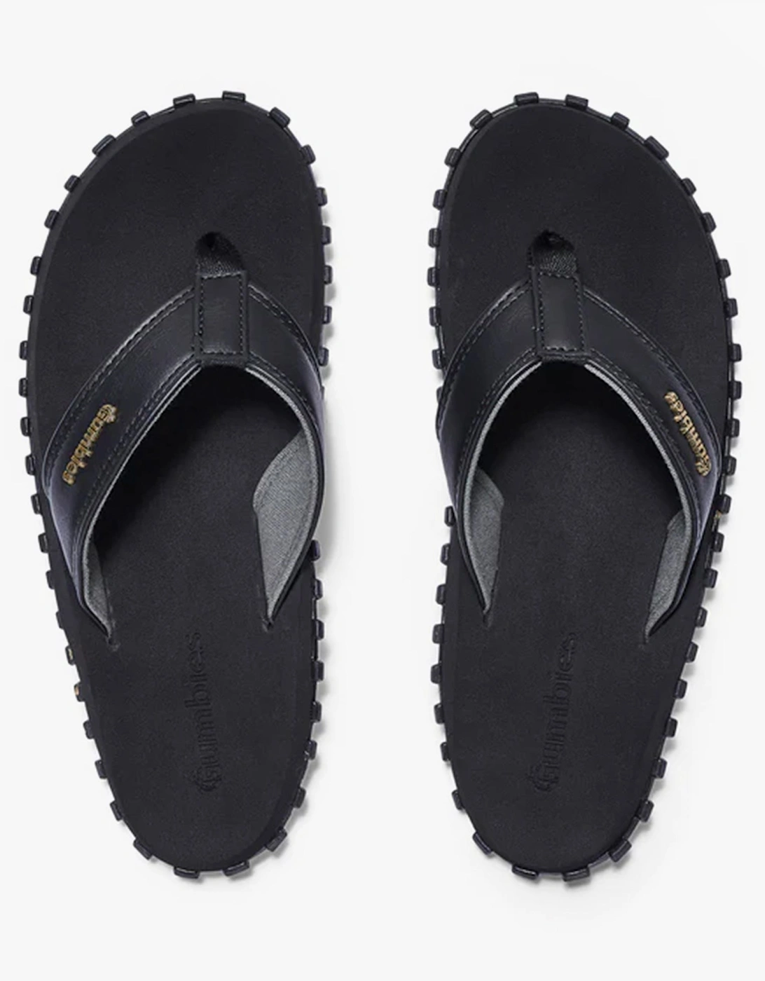 VEGOVERT Unisex Flip-Flops Black