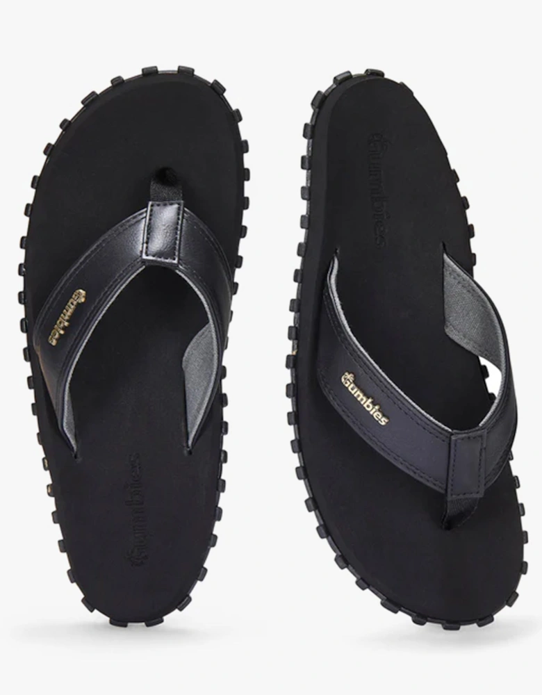 VEGOVERT Unisex Flip-Flops Black