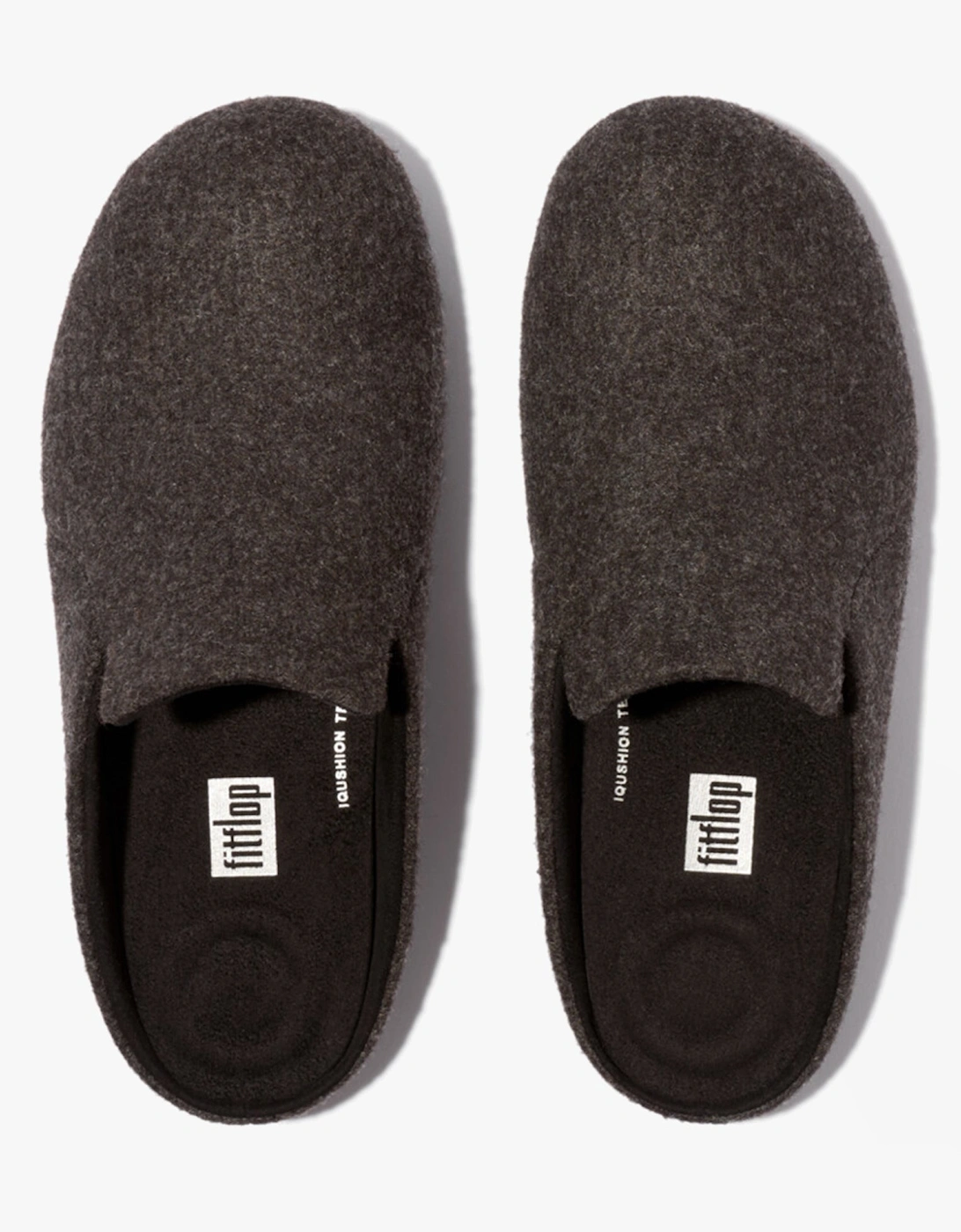 CHRISSIE II HAUS e01 Womens Felt Slippers All Black