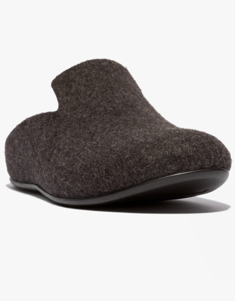 CHRISSIE II HAUS e01 Womens Felt Slippers All Black