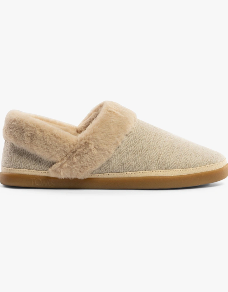 OSLO Womens Slippers Natural