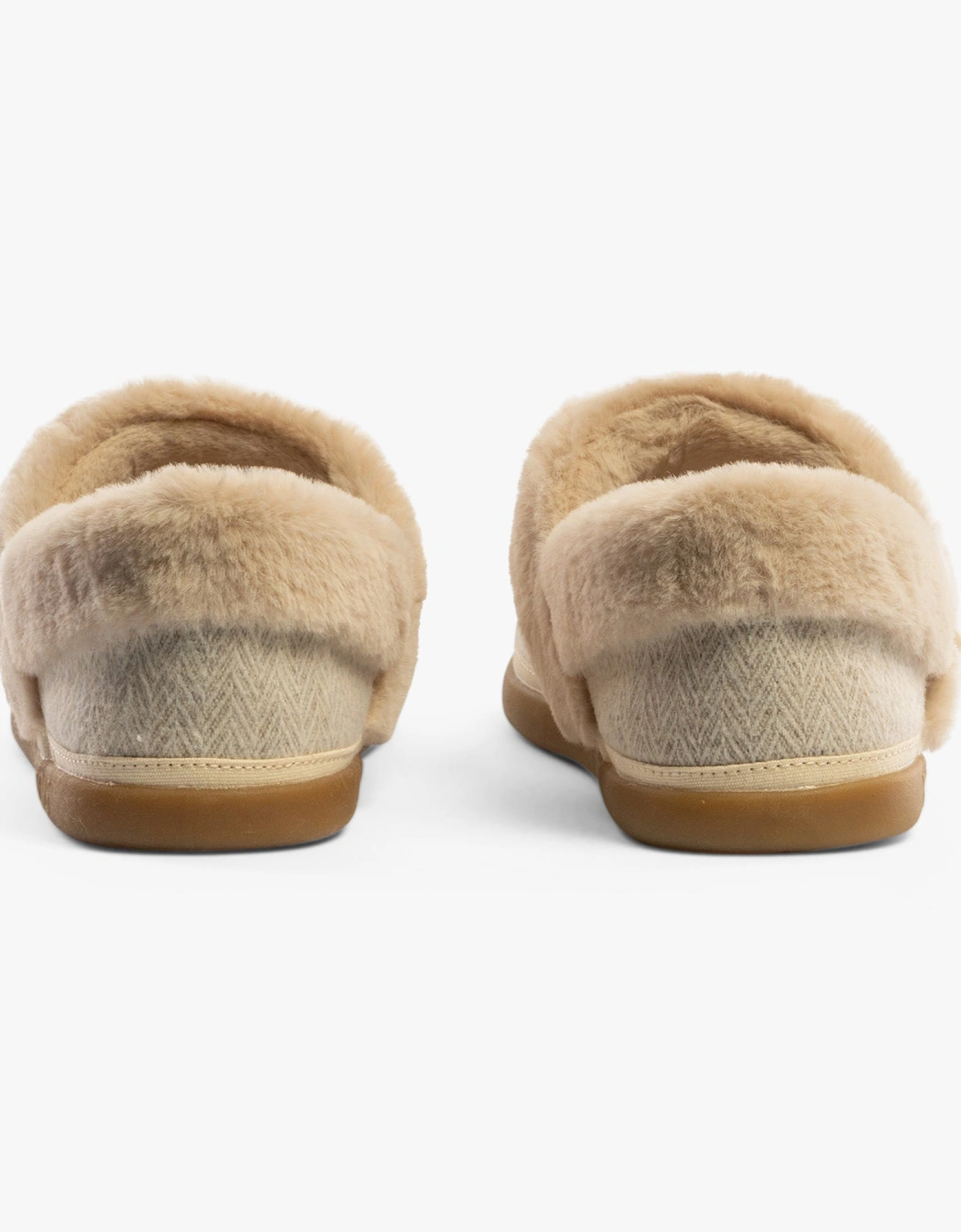 OSLO Womens Slippers Natural